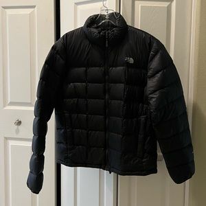 Men’s Black North Face Puffer Jacket